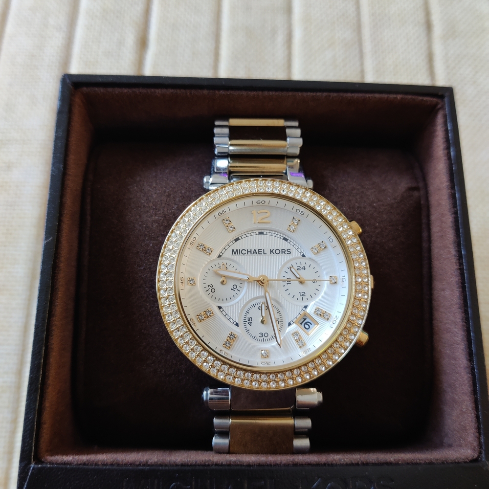 Michael Kors Two-Tone Gold and Silver Women's Watch